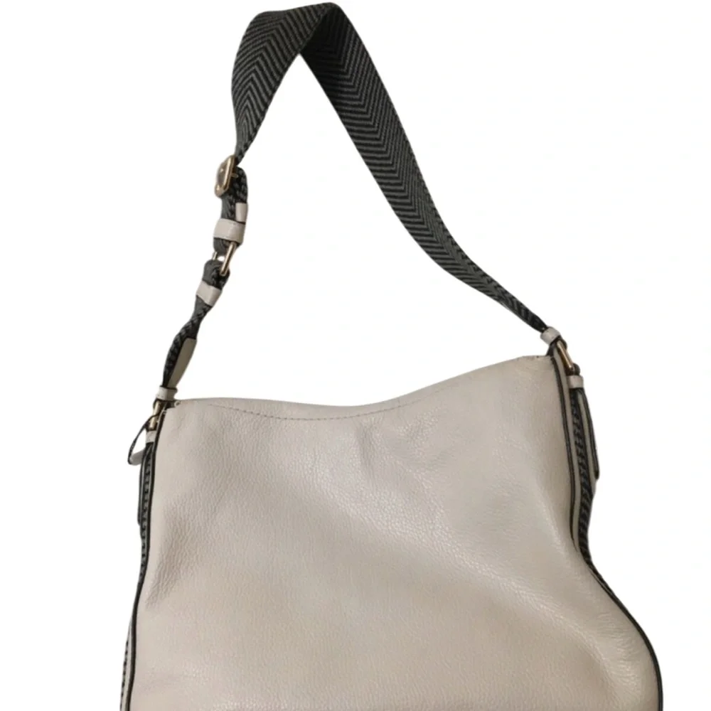 Marc Jacobs Shoulder Bag Purse Groove Leather Marshmallow - Picture 3 of 16